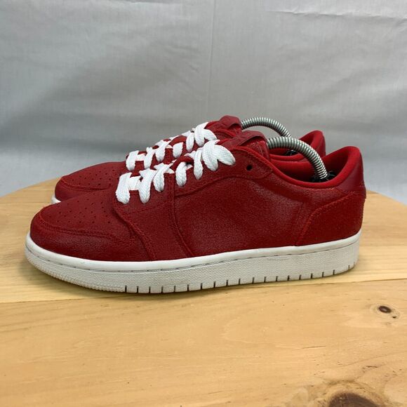Nike Air Jordan 1 Retro Low Womens Size 6.5 Shoes OG Gym Red Leather Sneakers - Picture 3 of 9